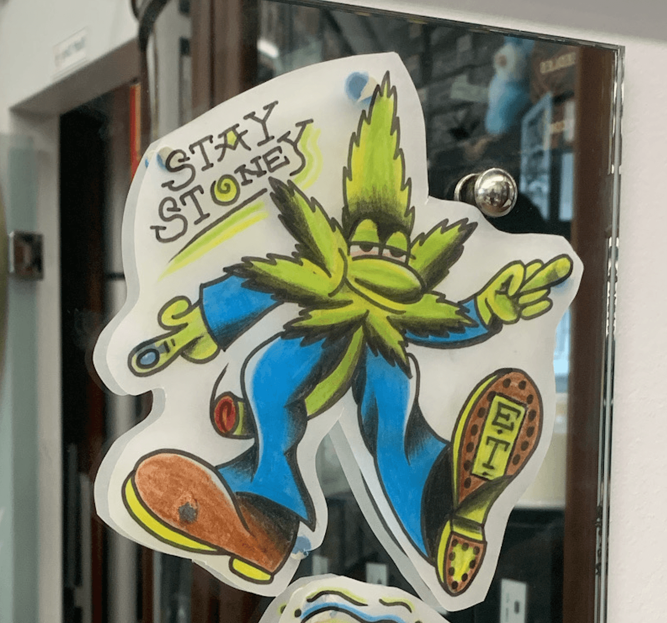 Stoney Tiger — Stay Stoney sticker logo